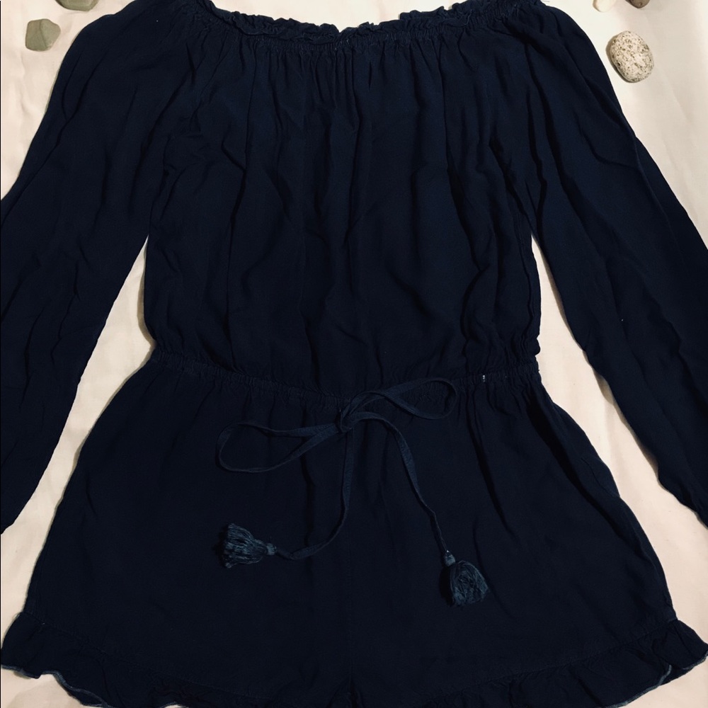 Navy Blue Romper